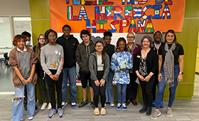  Students and teachers at The Middle College at UNCG